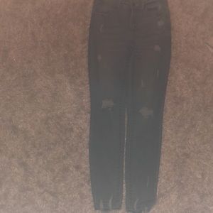 light blue skinny jeans